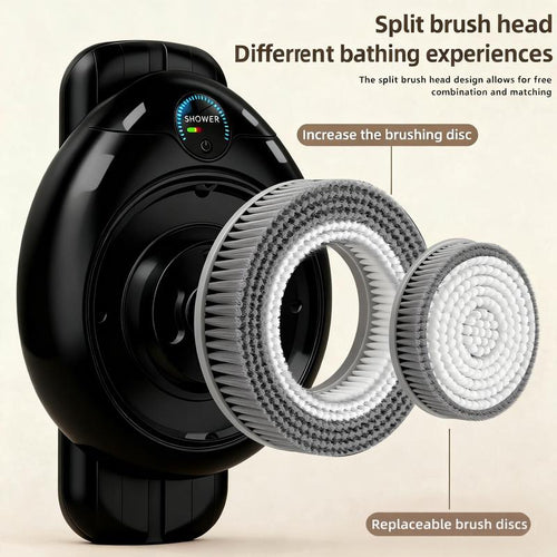 Smart Wall-Mounted Exfoliating Brush