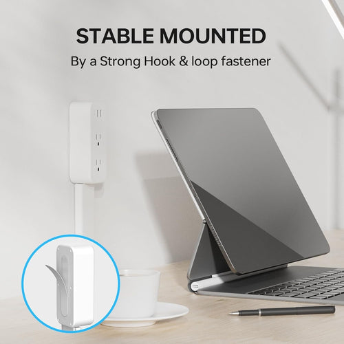 Rotating USB Outlet Extender Stick with Adjustable Power Strip