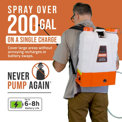 HD4000 Battery Powered Backpack Sprayer
