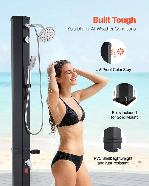 Solar Heated Shower